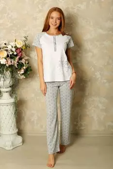 Жен. пижама "Good Night" Серый р. 46