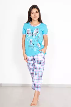 Жен. пижама "Грезы" Голубой р. 50