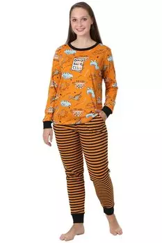Жен. пижама "Rex" Горчичный р. 54