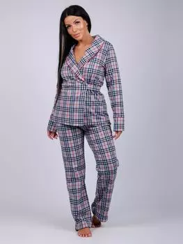 Жен. пижама с брюками "Киара" Серый р. 54