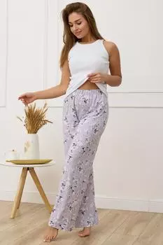 Жен. пижама с брюками "Пино Колада" Сиреневый р. 44