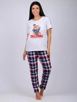 Жен. пижама с брюками "Соня" Темно-синий р. 44