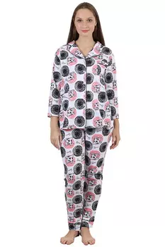 Жен. пижама "Символ года" Белый р. 40