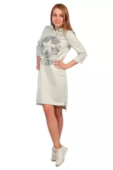 Жен. платье арт. 16-0395 Светло-зеленый р. 56