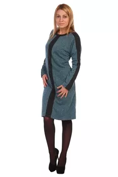 Жен. платье арт. 16-0461 Зеленый р. 52