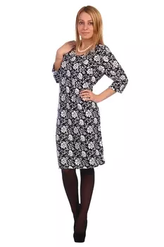 Жен. платье арт. 16-0462 Антрацит р. 58