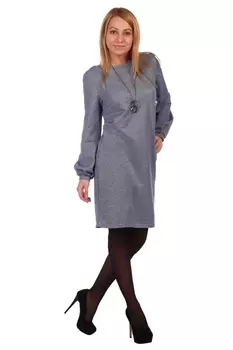 Жен. платье арт. 16-0464 Голубой р. 52