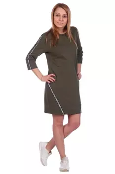 Жен. платье арт. 16-0493 Хаки р. 46