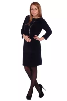 Жен. платье арт. 16-0503 Темно-синий р. 50