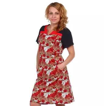 Жен. платье арт. 16-0511 Красный р. 48