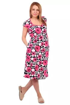 Жен. платье арт. 16-0519 Малина р. 52