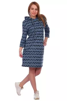 Жен. платье арт. 16-0551 Индиго р. 54