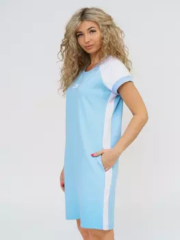 Жен. платье "арт. 16-0829 Голубой" р. 48