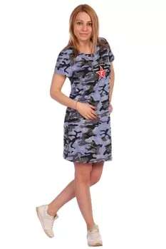 Жен. платье арт. 17-0001 Голубой р. 44