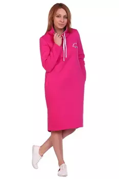 Жен. платье арт. 17-0113 Фуксия р. 46