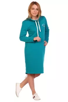 Жен. платье арт. 17-0113 Изумрудный р. 50