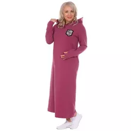 Жен. платье арт. 17-0160 Брусничный р. 54