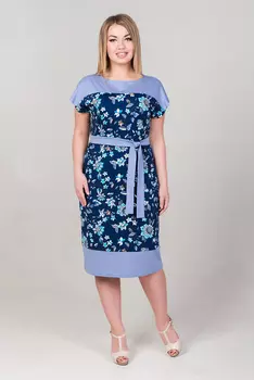 Жен. платье арт. 19-0139 Лаванда р. 54