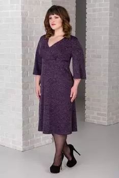 Жен. платье "арт. 19-0377 Баклажан" р. 48