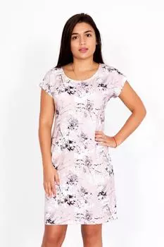 Жен. платье "Цикорий" Розовый р. 50