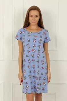 Жен. платье "Дольче" Голубой р. 54