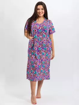 Жен. платье домашнее "Эконом" В ассортименте р. 52