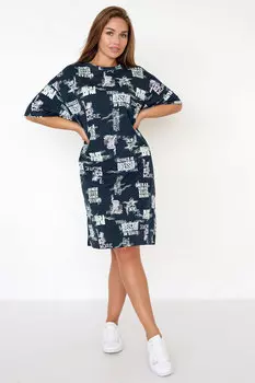 Жен. платье домашнее "Кьяра" Зеленый р. 62