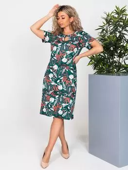 Жен. платье домашнее "Кэрол" Зеленый р. 58