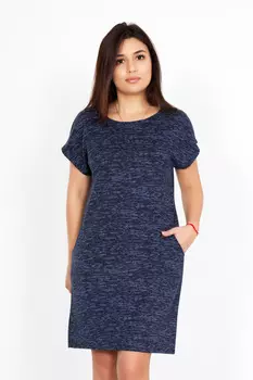 Жен. платье "Кайла Синий" р. 44