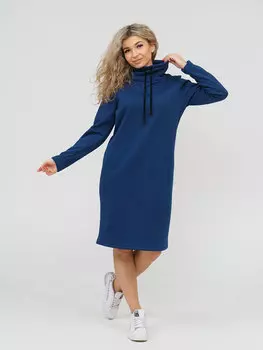 Жен. платье повседневное "арт. 16-0892 Петроль" р. 50
