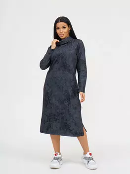 Жен. платье повседневное арт. 16-0948 Черный р. 56