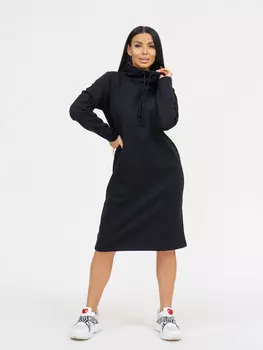 Жен. платье повседневное арт. 16-0949 Черный р. 56