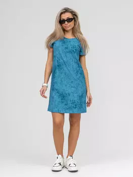 Жен. платье повседневное арт. 16-0956 Петроль р. 48