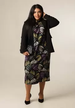 Жен. платье повседневное арт. 17-0397 Сиреневый р. 50