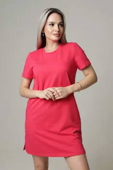 Жен. платье повседневное арт. 17-0401 Красный р. 58
