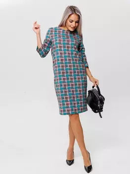 Жен. платье повседневное "арт. 17-0463 Зеленый" р. 54