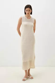 Жен. платье повседневное арт. 18-2067 Бежевый р. 44-46