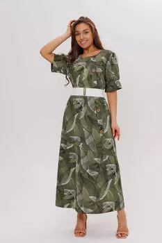 Жен. платье повседневное арт. 23-0541 Зеленый р. 62