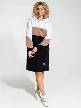 Жен. платье повседневное "Венди" Мокко р. 48