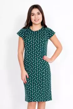 Жен. платье "Райский сад Изумрудный" р. 44