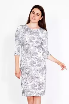 Жен. платье "Розалинда" Белый р. 58