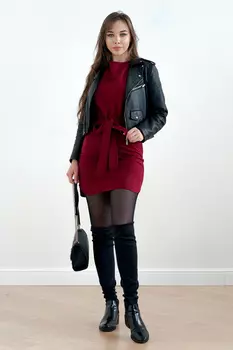 Жен. платье вечернее арт. 24-0053 Бордовый р. 54