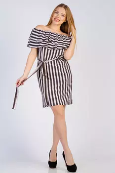 Жен. платье вечернее "арт. 24-0071 Коричневый" р. 54