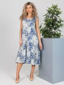 Жен. сарафан "Алисия Серый" р. 52