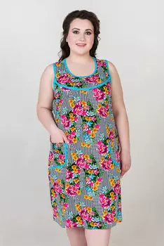 Жен. сарафан арт. 19-0177 Малиновый р. 54