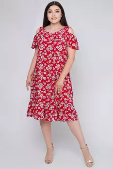 Жен. сарафан "арт. 19-0769 Красный" р. 52