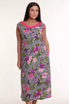 Жен. сарафан "арт. 23-0297 Сиреневый" р. 50