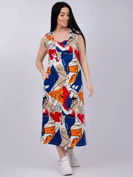 Жен. сарафан "Фиджи" Синий р. 50