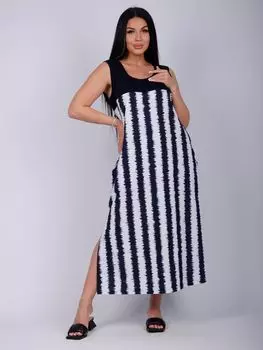 Жен. сарафан "Изюминка" Синий р. 58