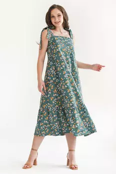 Жен. сарафан "Летний день Зеленый" р. 46